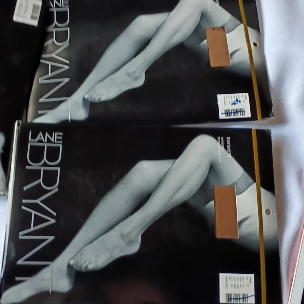 Lane Bryant Women's Daysheer Pantyhose Tan - and Gray Bundle Of 3 Size D